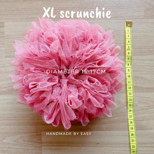 VIRAL SCRUNCHIE KUMBO TILE IKAT RAMBUT SCRUNCHIE HIJAB PENAMBAH VOLUME CEPOL HIJAB JUMBO