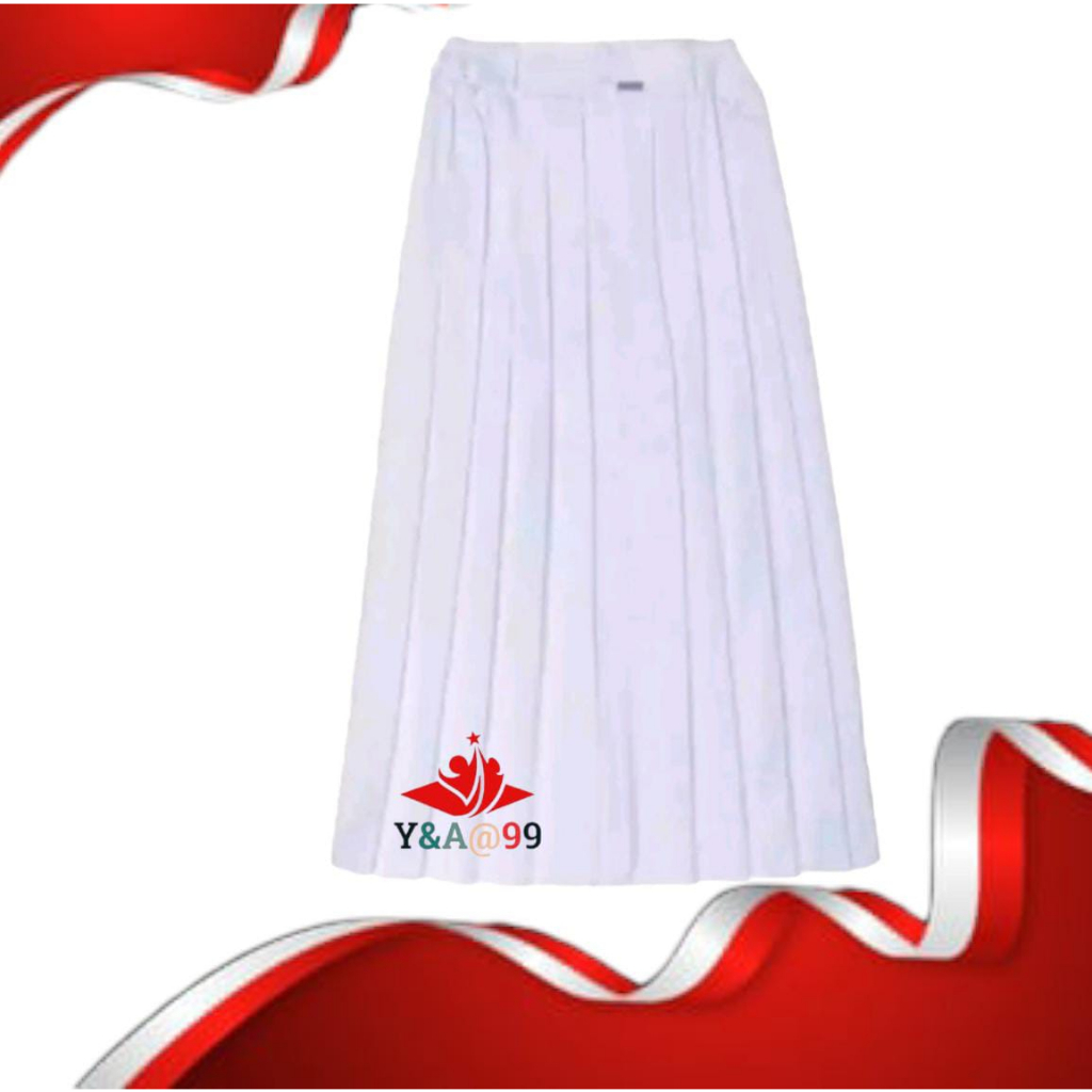 Rok Putih Panjang Anak Perempuan Sekolah Dasar SD
