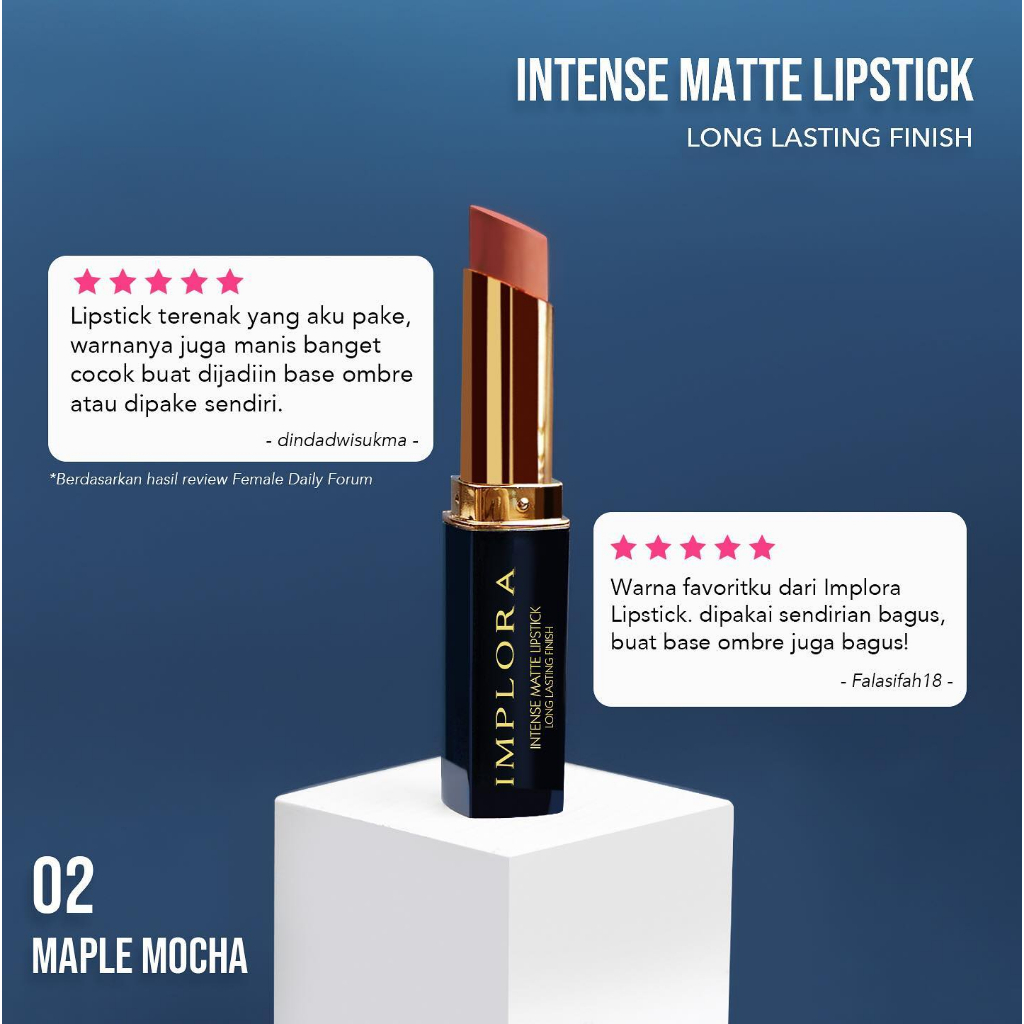 Implora Lipstick Intense Matte 3.5gr