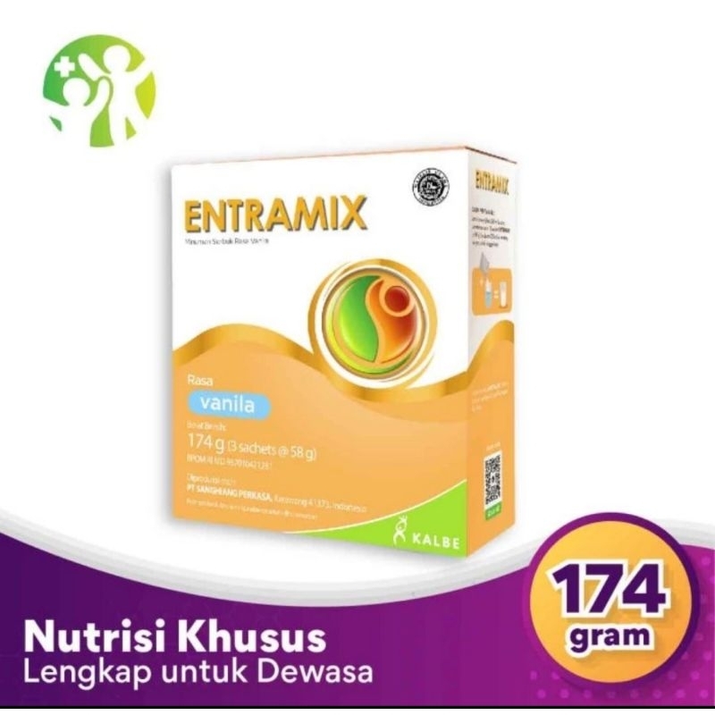 

Entramix susu nutrisi seimbang khusus dewasa 174 gram
