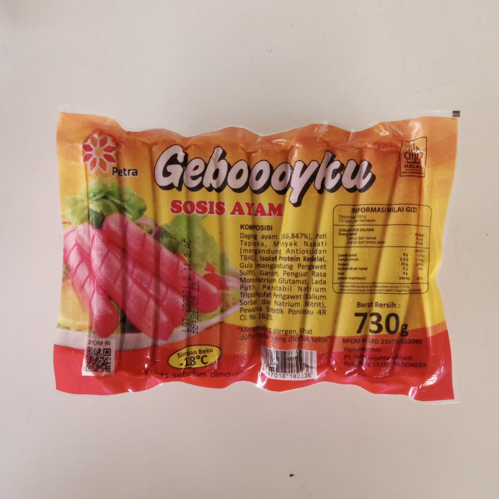 

GEBOOOY sosis ayam 730gr