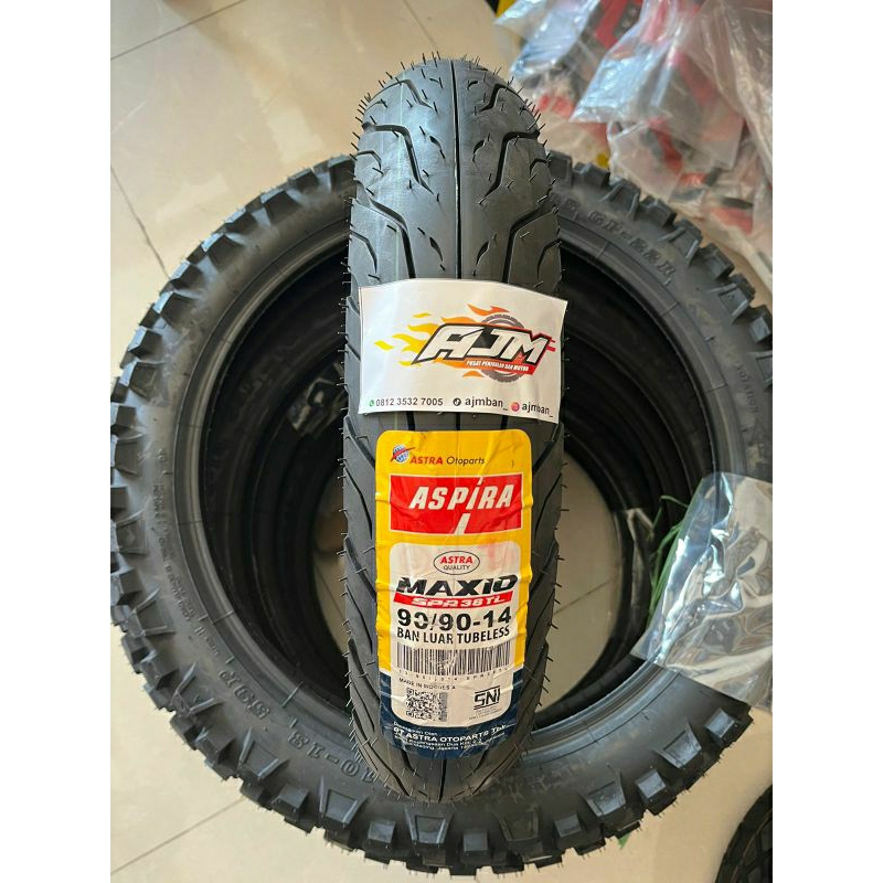 BAN ASPIRA MAXIO SPR 38 TL 90/90-14 TUBELESS
