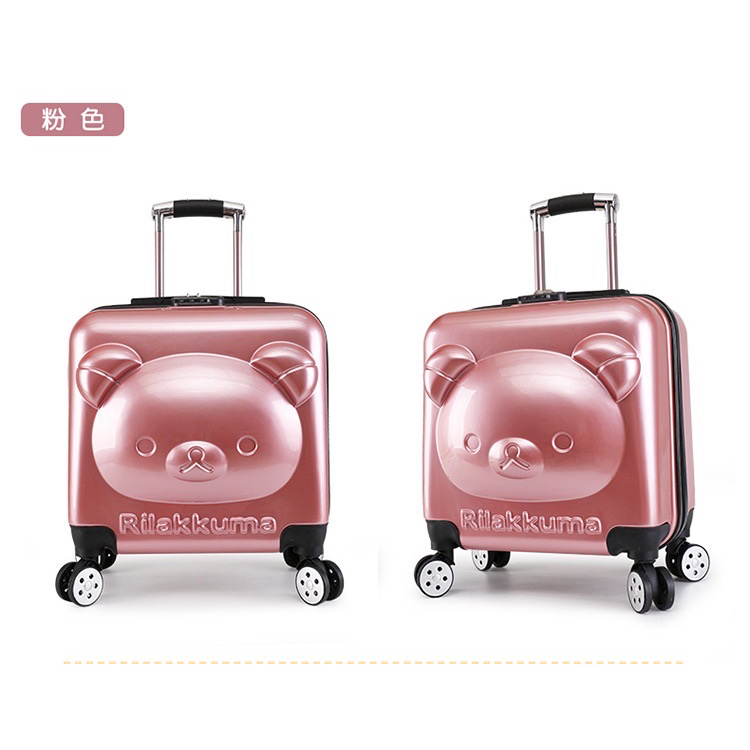 NAOMI - 3D Koper Anak Hello Kitty Rilakkuma Peppapig - Koper Timbul 3 Dimensi - Tas Travel - Tas Koper Sekolah - Koper Baju - Suitcase Luggage Tas Kabin Pesawat