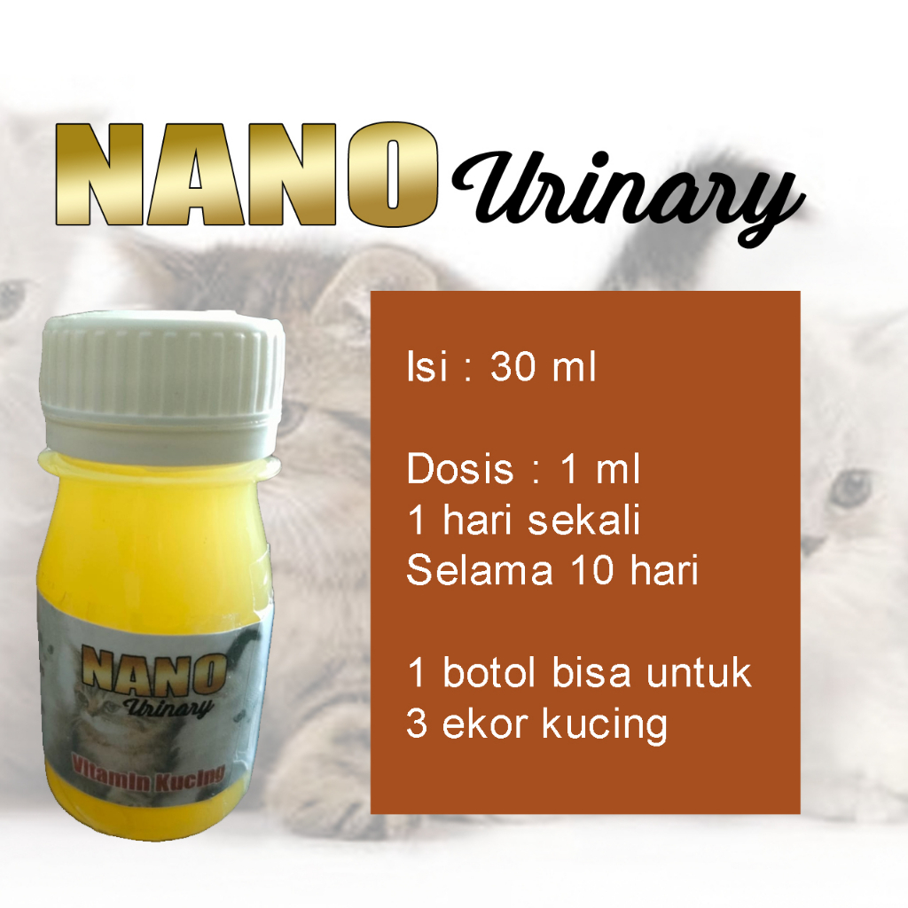 NANO Urinary Vitamin Kucing