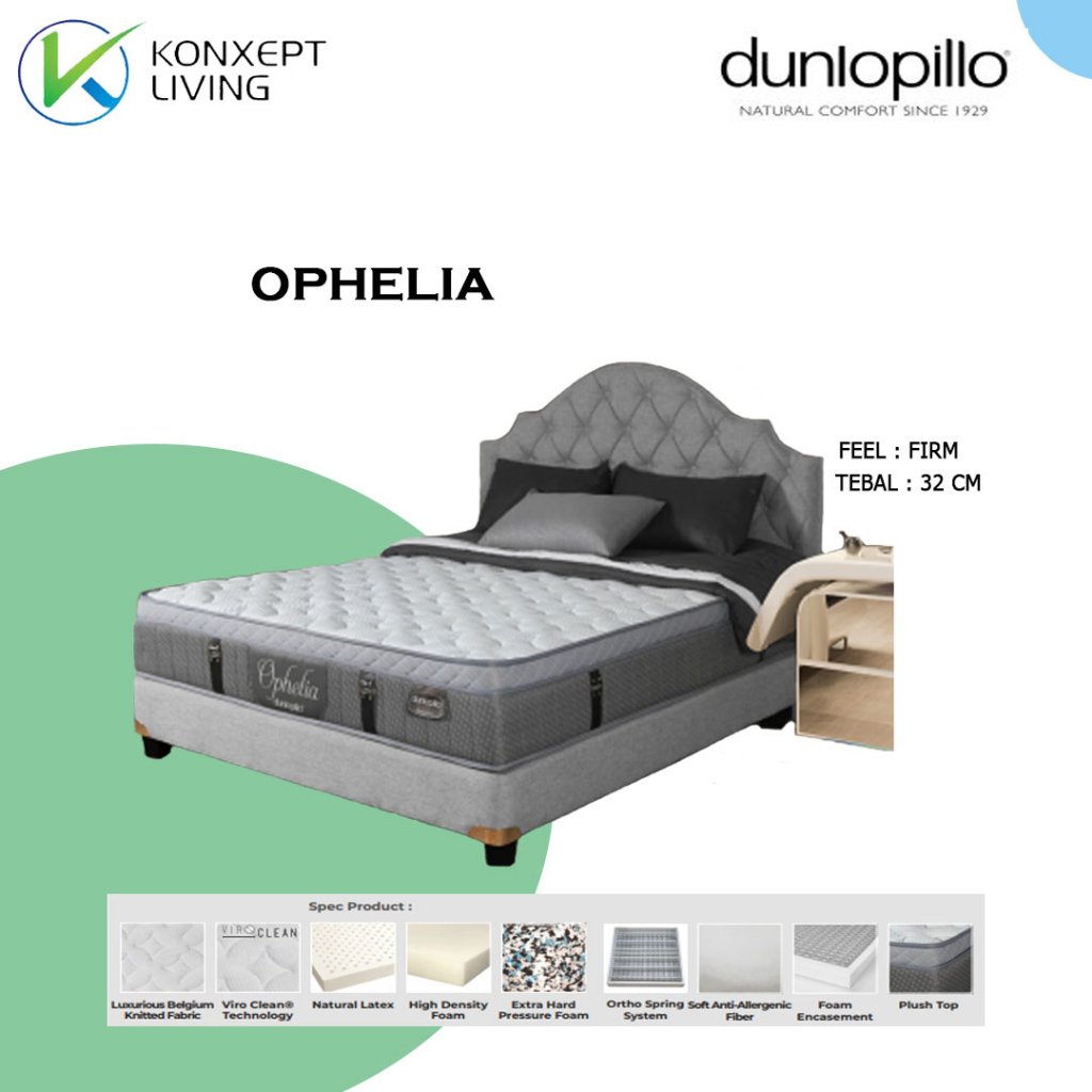 Dunlopillo Springbed Ortho Health Series Type OPHELIA - Full Set