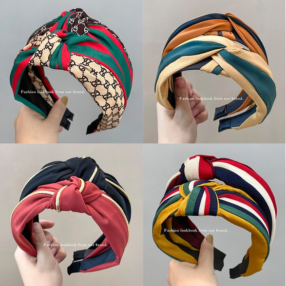 Bando Korea Wanita Dewasa Motif Lucu HeadBand Korea Bandana Kain Import Premium AK12