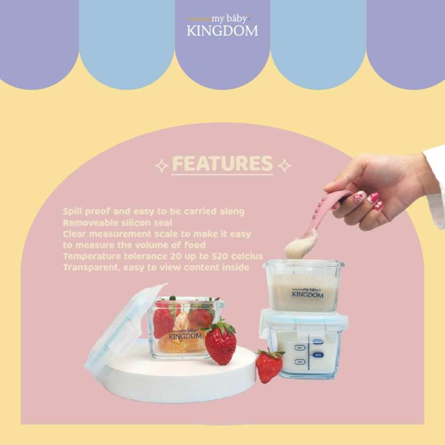MY BABY KINGDOM - GLASS CONTAINER