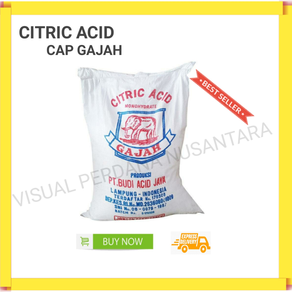 

COD Citric Acid Monohydrate Asam Sitrat Asam Citroen Citrun