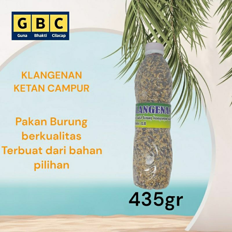 Klangenan ketan hitam / pakan burung