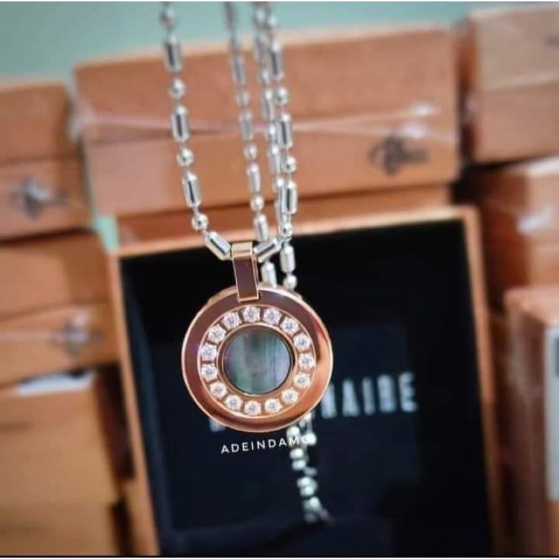 Kalung Kesehatan MCI | Kalung MCI Original | Pendant LSWK | Pendant LSW 3 Shell Rosegold | Asli Kalu