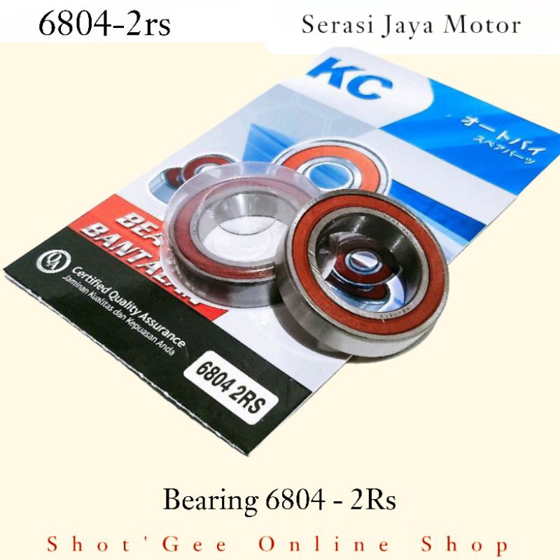 KC BEARING LAHAR 6804 2RS