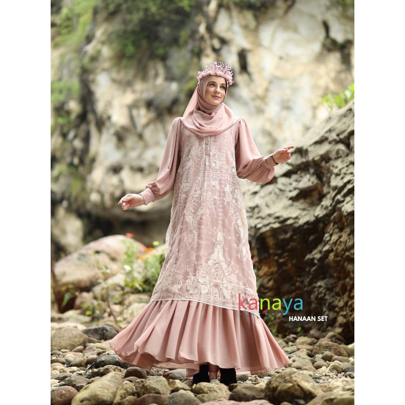 KANAYA/Hanaan set by Kanaya/set syari/set elegant/set mewah