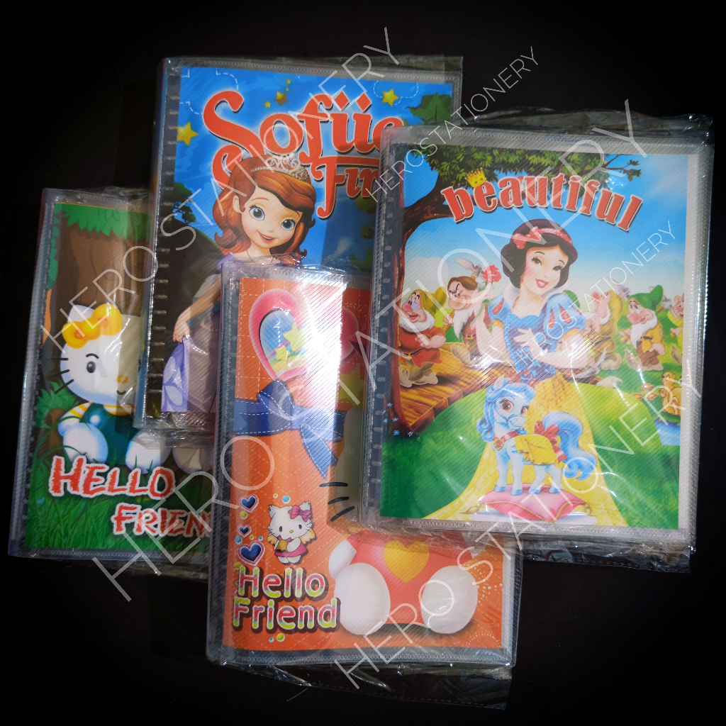 

Map binder file A5 tema fancy variasi karakter untuk perempuan