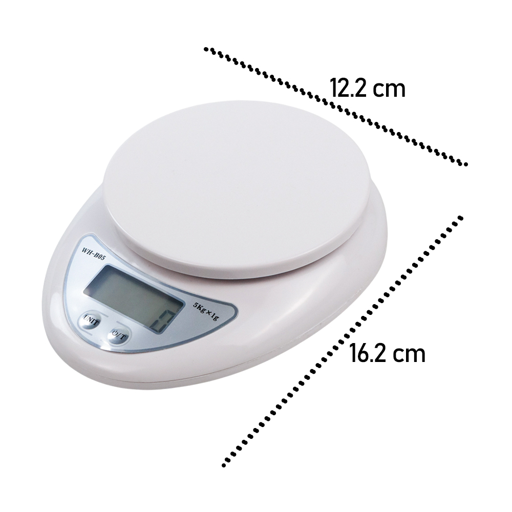 Taffware Digipounds Timbangan Mini Electronic 5kg Akurasi 1g WH-B05