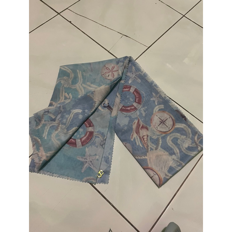 Preloved Buttonscarves The Nautical Kaia XL