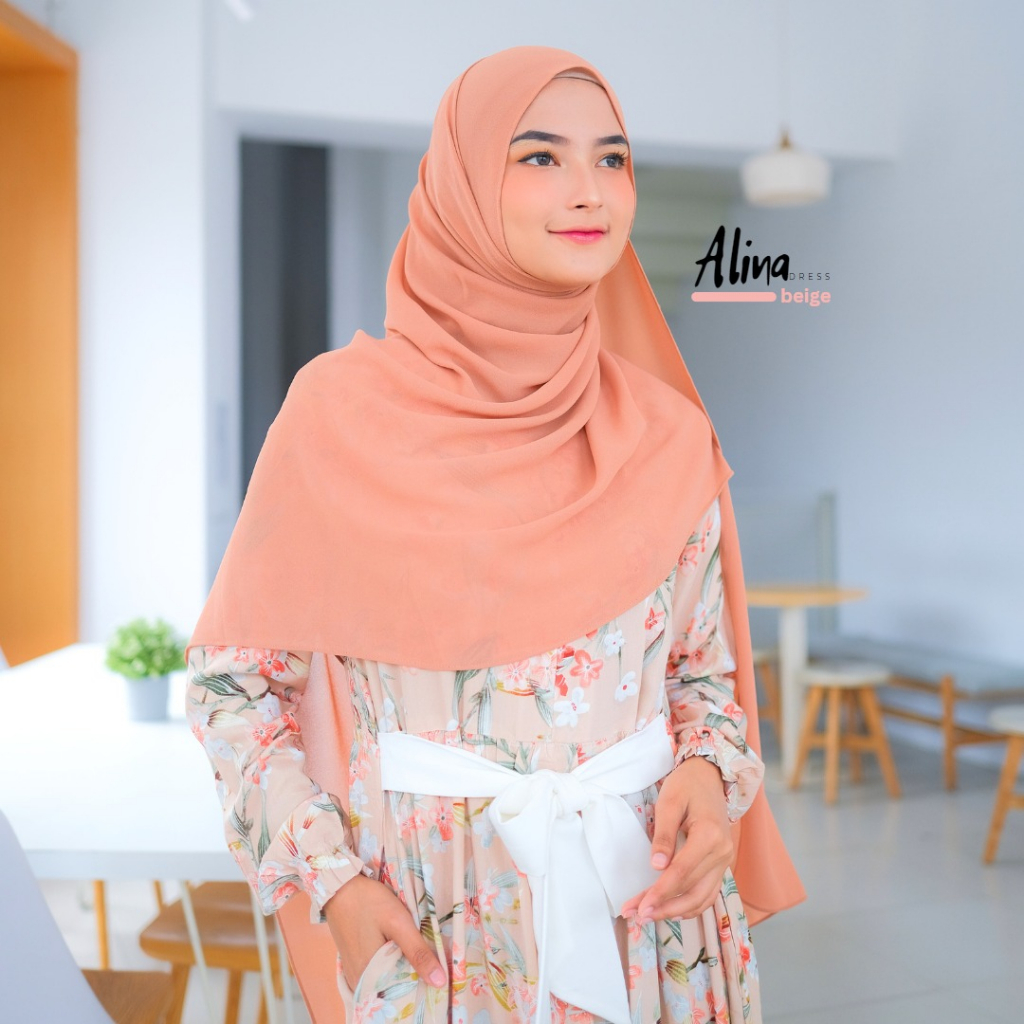 Riskirich Alina Gamis Homedress Busui Rayon Premium Super Nyaman Termurah