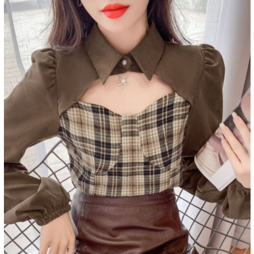 Kemeja Blouse Hongkong Style --- Brielle Blouse