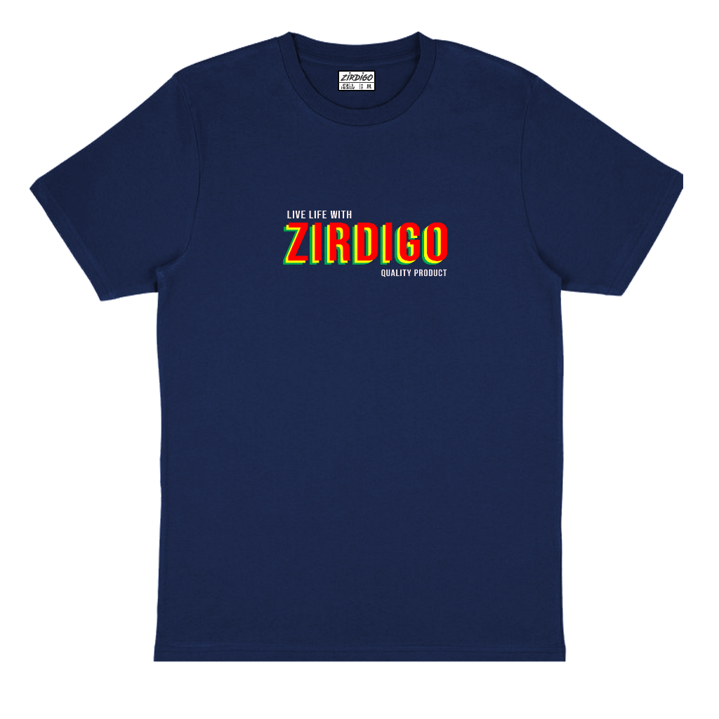 Zirdigo Kaos ZIRDIGO QUALITY PRODUC Lengan Pendek Print Quality