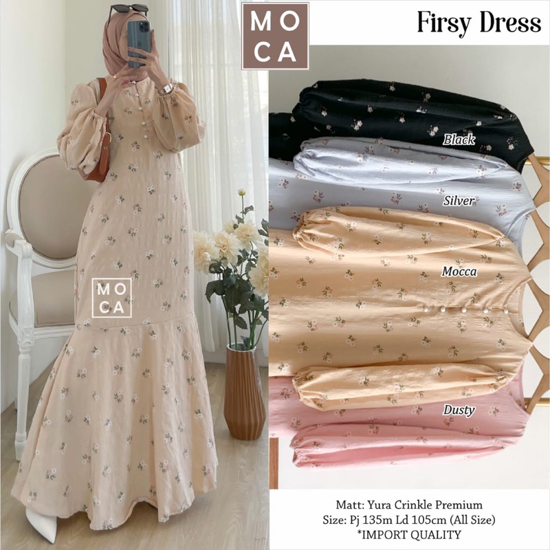 GAMIS PASTEL GAMIS FIRSY MODEL DUYUNG YURA CRINKLE PREMIUM