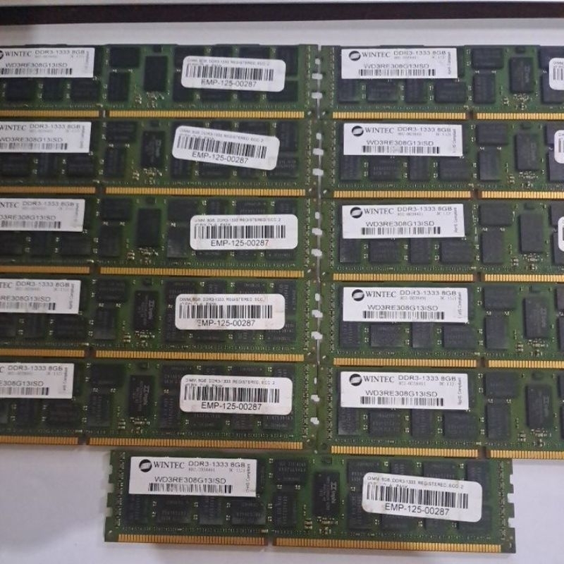 RAM Server Wintec 8GB DDR3 1333Mhz Memory ECC REG 1333