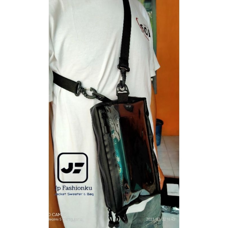 JP Sling Bag Clutch Hand Bag Waterproof Pria Wanita