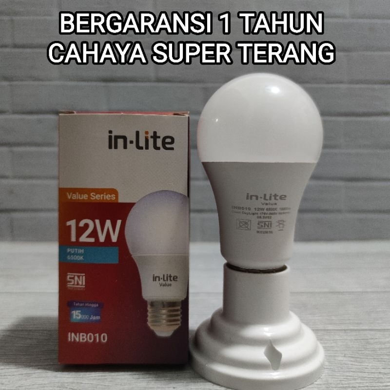 IN LITE VALUE INB010 LAMPU LED 12W 12 WATT BOHLAM IN-LITE INLITE