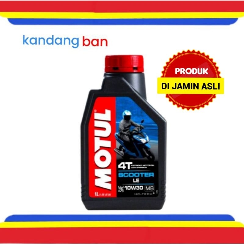 OLI MOTUL SCOOTER LE MATIC 10W-30 1 LITER FOR ALL MATIC YAMAHA AEROX NMAX DLL