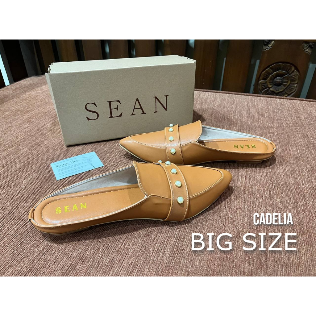 seanofficiall Cadelia Sandal Mules BIG SIZE Sandal Mules SIZE JUMBO Hak 2 cm
