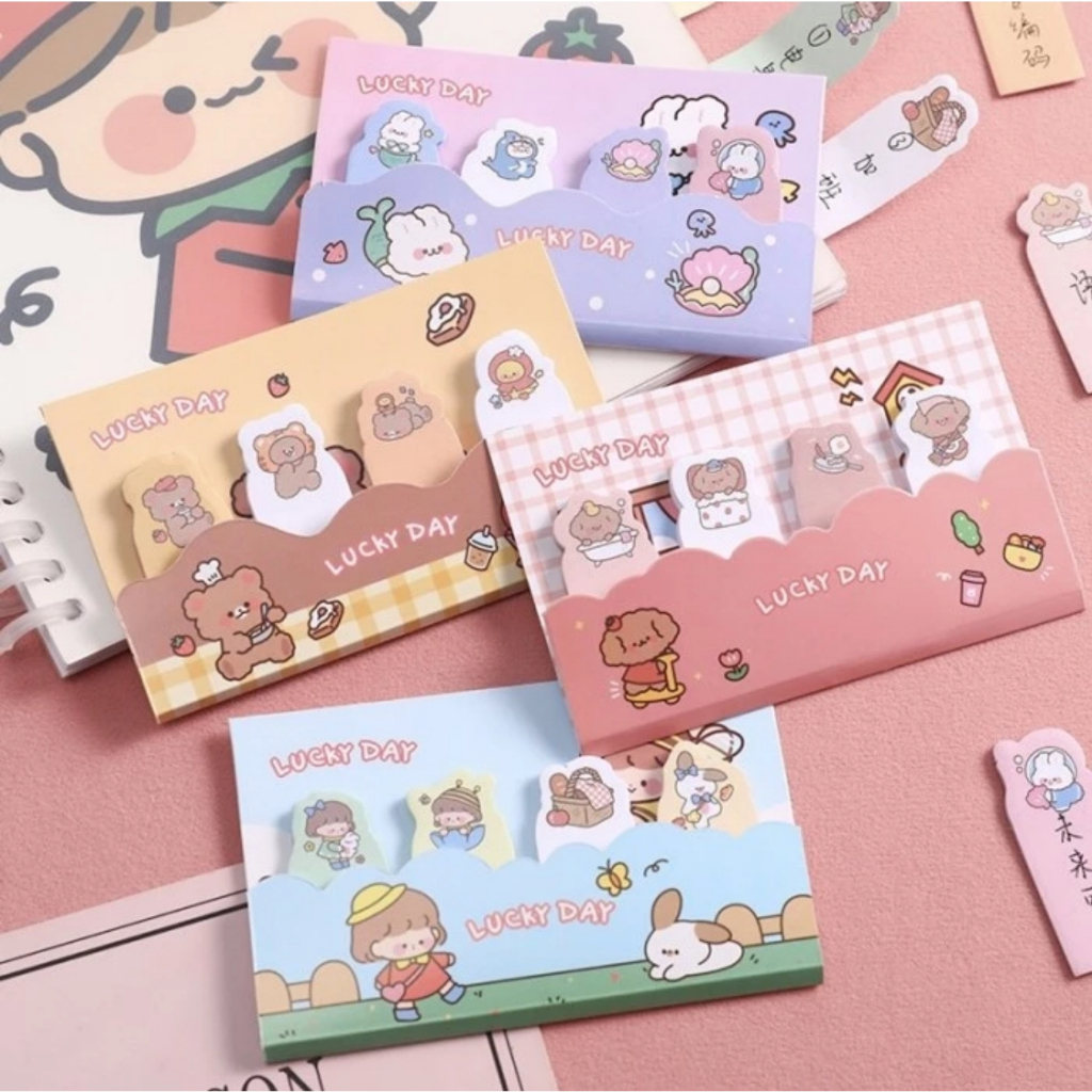 Sticky Notes Index Lucu Pembatas Buku Lucu Page Marker STK4