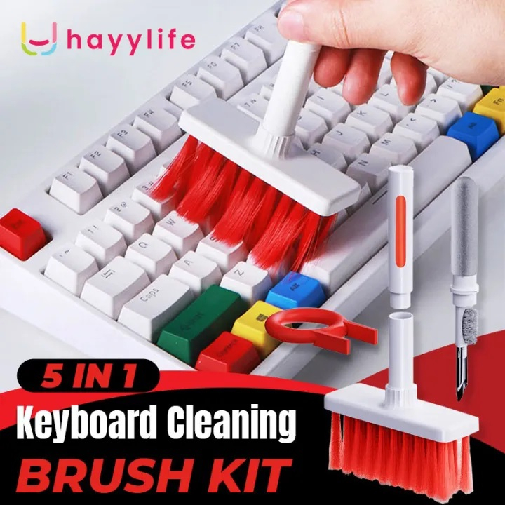 Sikat Kuas Pembersih Brush Keyboard Mechanical Mekanikal Earphone Headset Earpods Airpods TWS Layar 