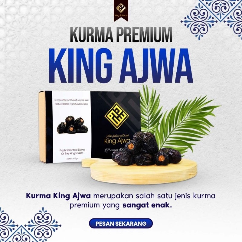 

Kurma King Ajwa Premium Dates - Netto 415 gr