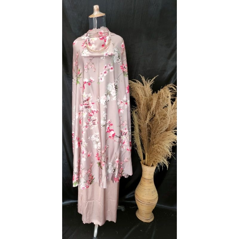 mukena armani silk mukena zara silk mukena travel mukena 2 in1