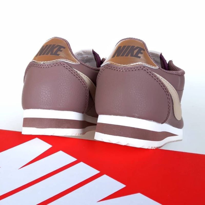 SEPATU NIKE CORTEZ SMOKE MAUVE LEATHER