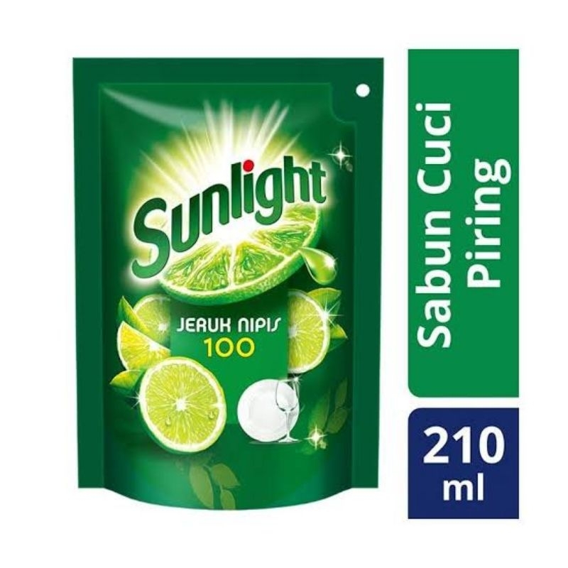 SUNLIGHT 210 ml / SUNLIGHT CUCI PIRING / SABUN CUCI PIRING