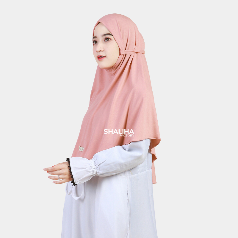 ShalihaFactory - Hijab Bergo Maryam Instan Non Pet Tali Jersey | Adiba Instan