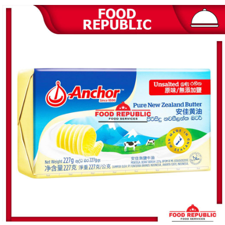 

MURAH ENAK Anchor Unsalted Butter 227 GR Halal Enak Import New Zealand Premium