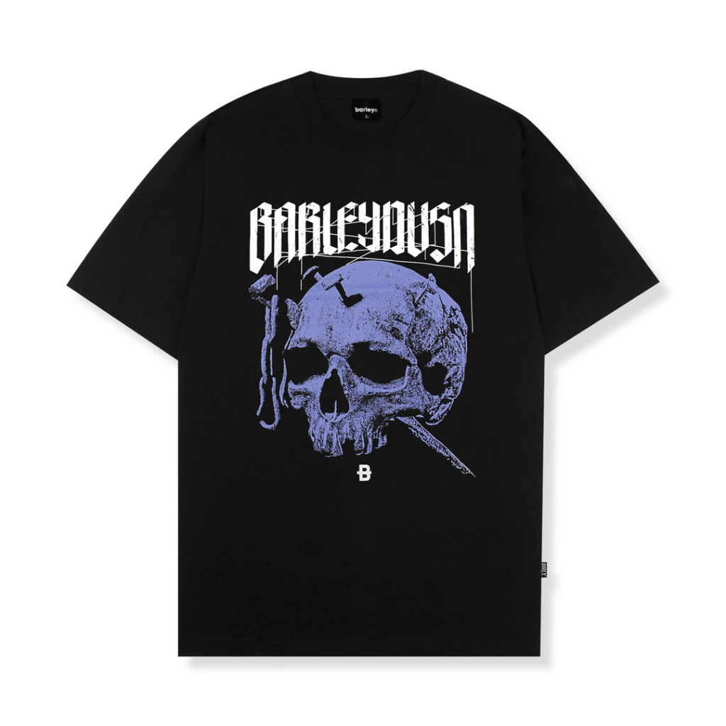 Ready Stock - Baju Kaos Barley Division T-Shirt Boogie Black