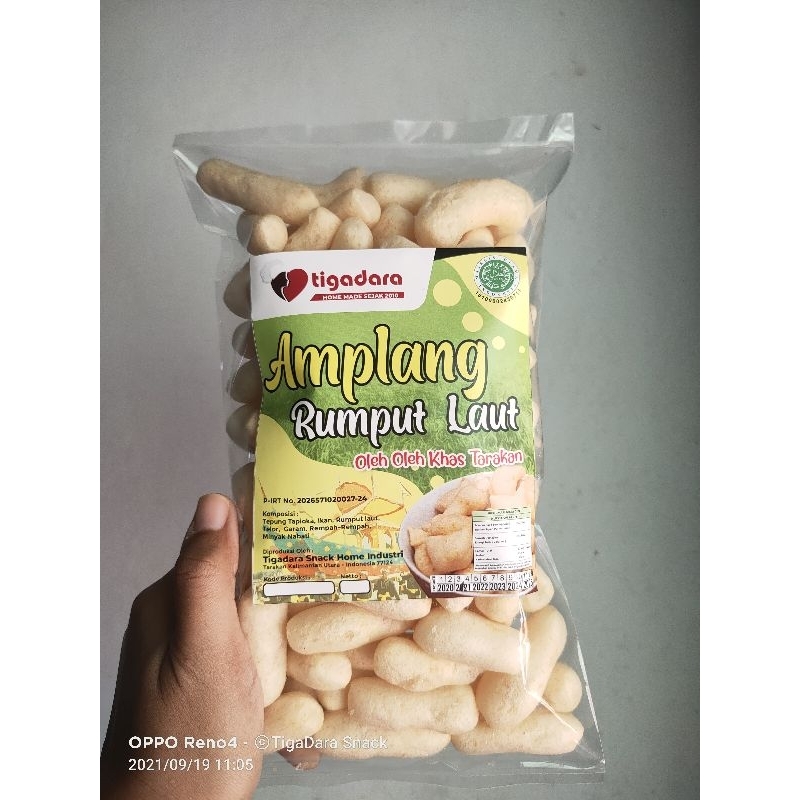 

Amplang Rumput Laut Tigadara Snack @115grm