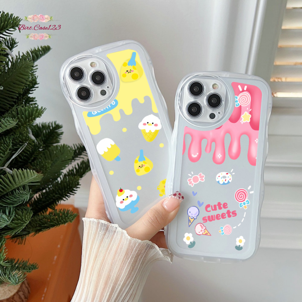 CUSTOM SOFTCASE WAVE GELOMBANG CLEAR CUSTOM SWEET FOR INFINIX SMART 5 6 HD 6+ HOT 9 10 11 12 PLAY 11S 12I 12 PRO 20 20I 20S NOTE 12 G96 BC7550