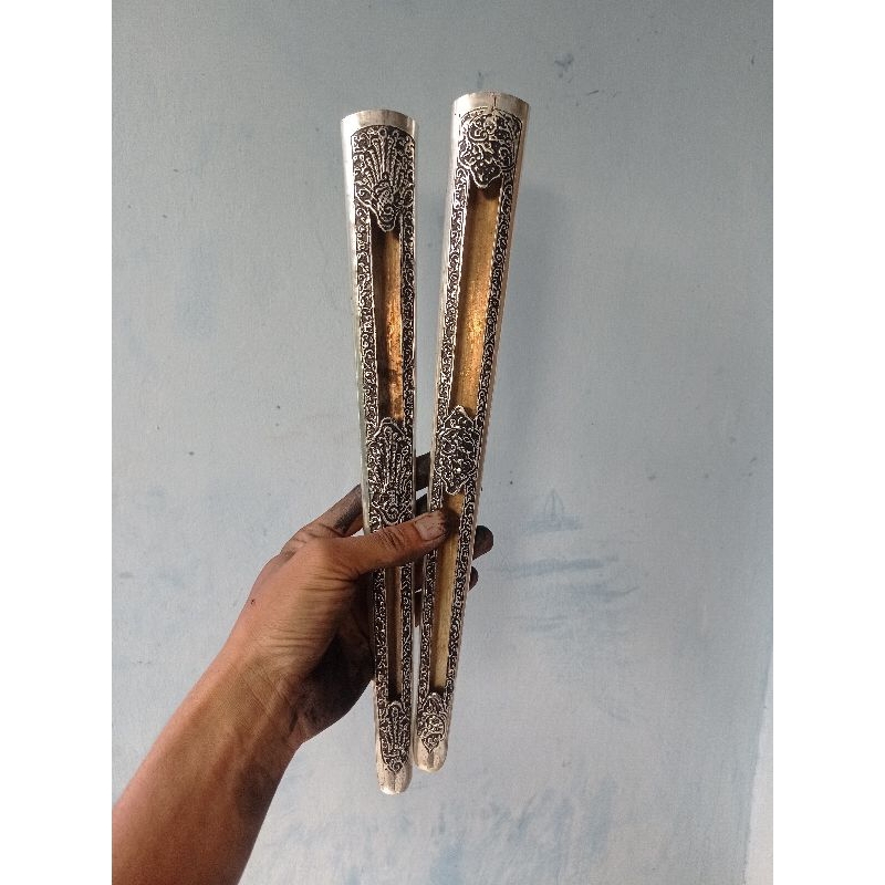 pendok bali tatahan ukuran pendok jogja tebal 0.3mm lapis perak