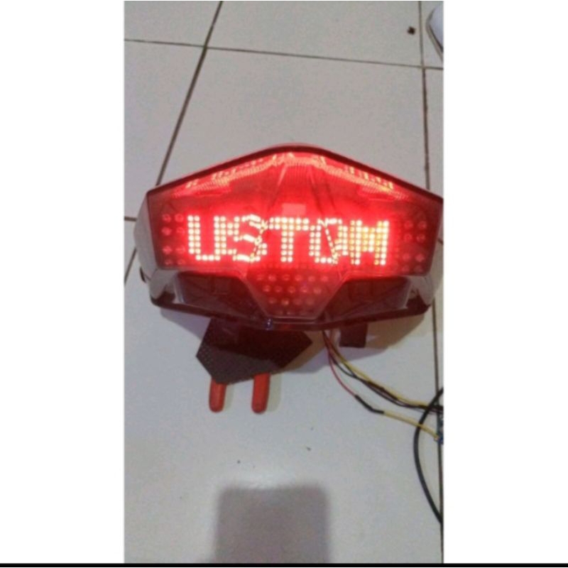 Stoplamp vario new 125/150, custom running text setting HP