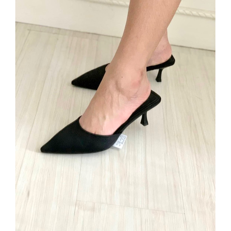 [7.7 Boombastis Sale⚡] - SEPATU WANITA KERJA ZS391 FEMME MULES HEELS PREMIUM IMPORT