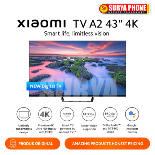 MI TV 43 INCH UHD A2 4K UHD Android TV Dolby vision HDR 10