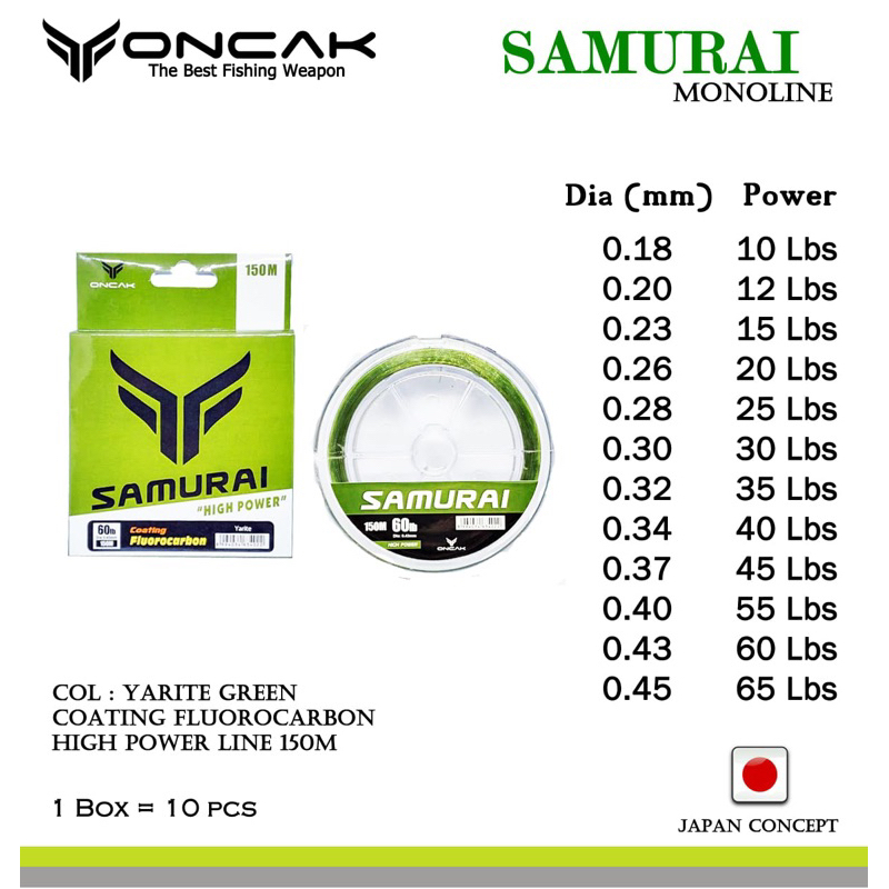 senar oncak samurai 150 mtr