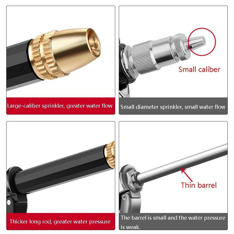 Nozzle Jet Cleaner Putar Water Sprayer Nozzle Spray Gun Semprotan Air dengan Selang