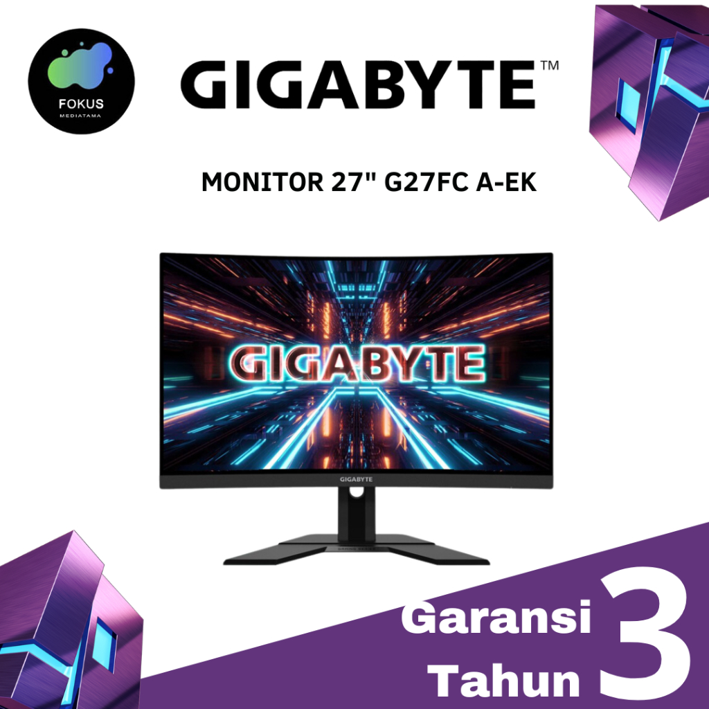 Gigabyte G27FC A-EK CSOT Gaming Monitor [1080p, 165Hz]