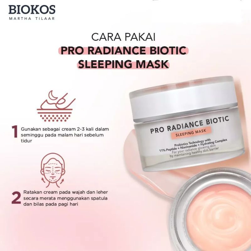 Biokos Pro Radiance Biotik Sleeping Mask