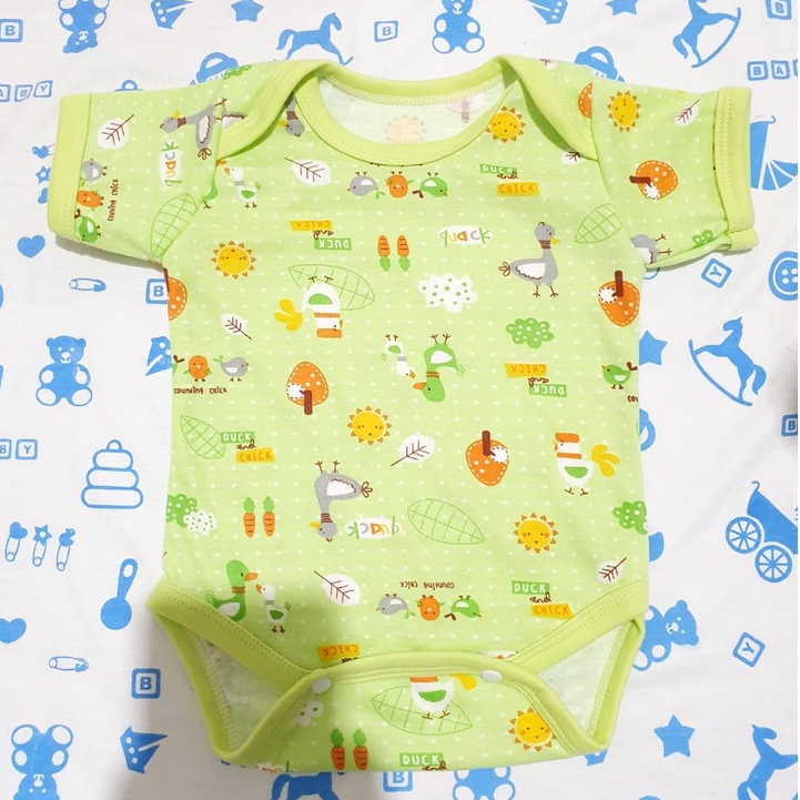 Jumper Bayi Pendek Polos SNI - Romper Fashion Babby Motif FULLPRINT (SNI) - Jumper Bayi Bodysuit Motif Full Sablon Jumper Bayi Newborn SNI