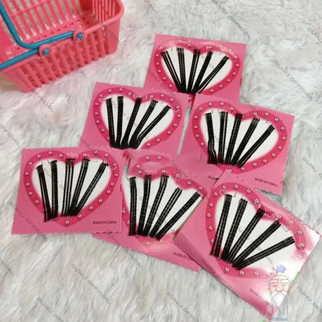 Jepit Rambut Lidi KECIL ISI 2 / Jepitan Lidi Anak /Jepit Sanggul Rambut / Bobby Pin Hairclips