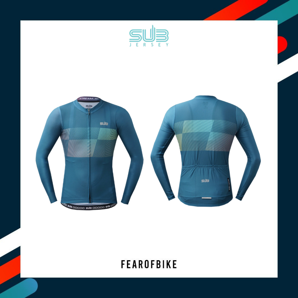 Sub Jersey Streamline New Green Long Sleeve unisex subjersey sepeda cycling gowes